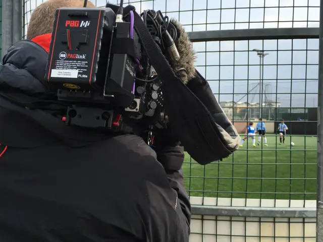 Cameraman at People's Cup