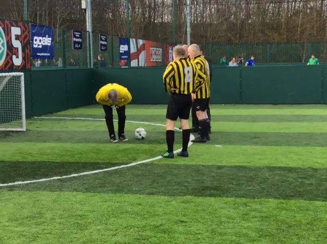 Injured Hornsea 3G goalkeeper