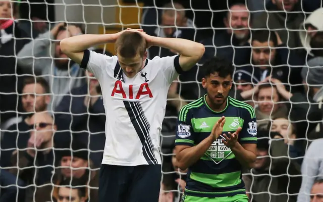 Eric Dier looks dejected