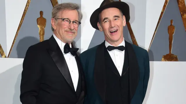 Steven Spielberg and Mark Rylance