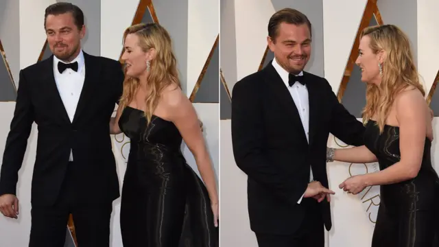 Leonardo DiCaprio and Kate Winslet