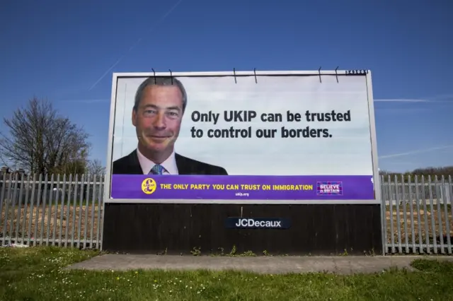 UKIP billboard during the last general election