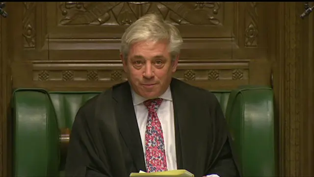 Speaker Bercow