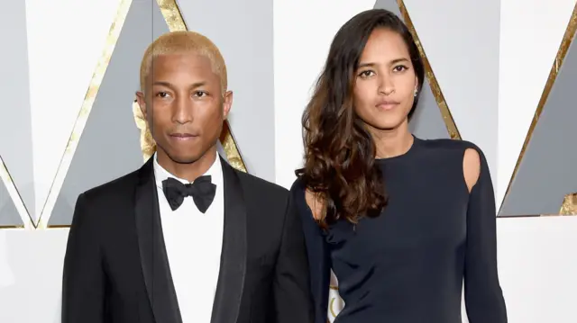 Pharrell Williams and Helen Lasichanh