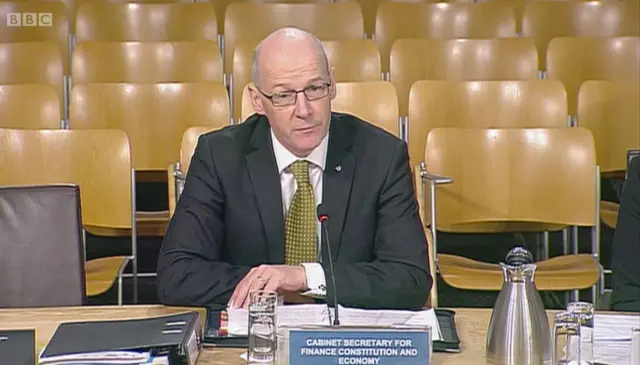 Finance Secretary John Swinney