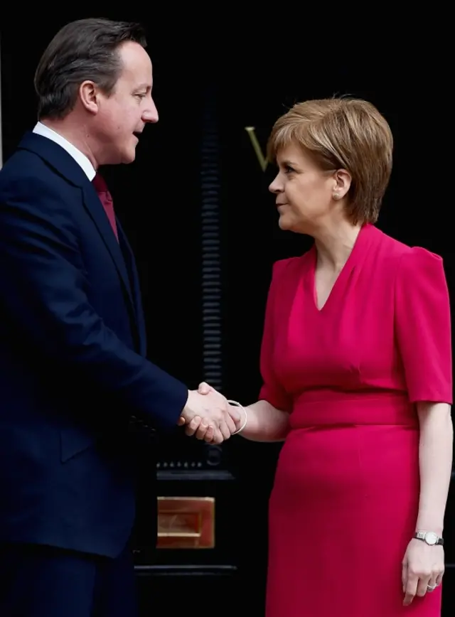 David Cameron and Nicola Sturgeon