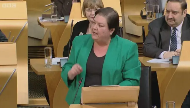 Scottish Labour's wealth creation spokesperson Jackie Baillie