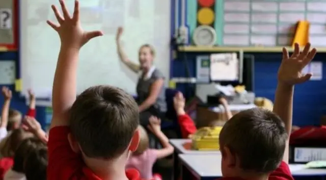 Classroom - teacher with pupils