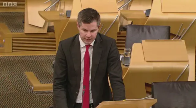 Transport Secretary Derek Mackay