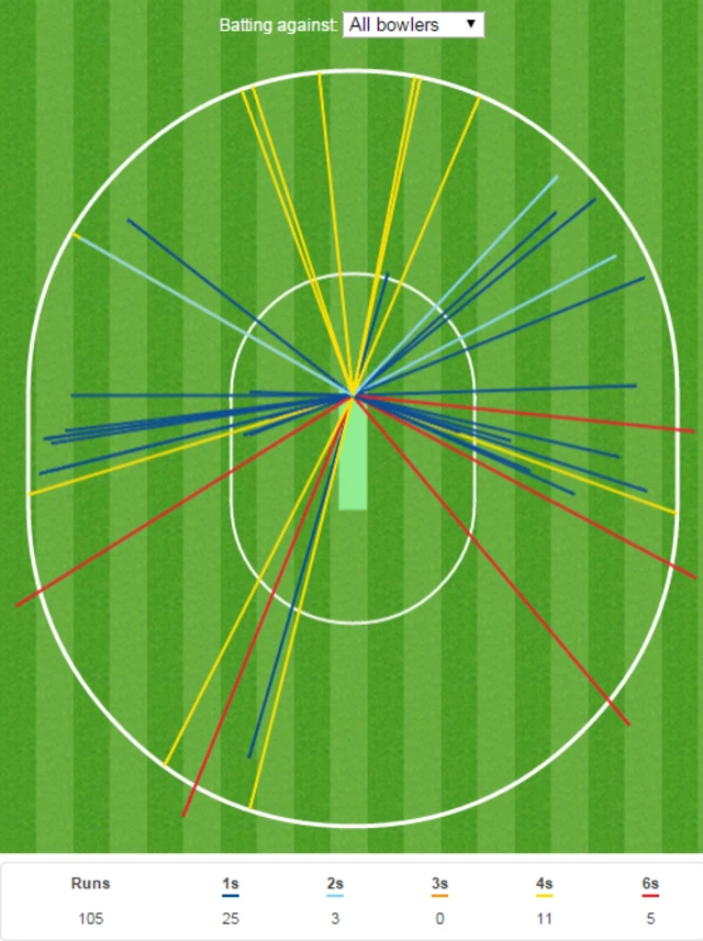 Jos Buttler wagon wheel