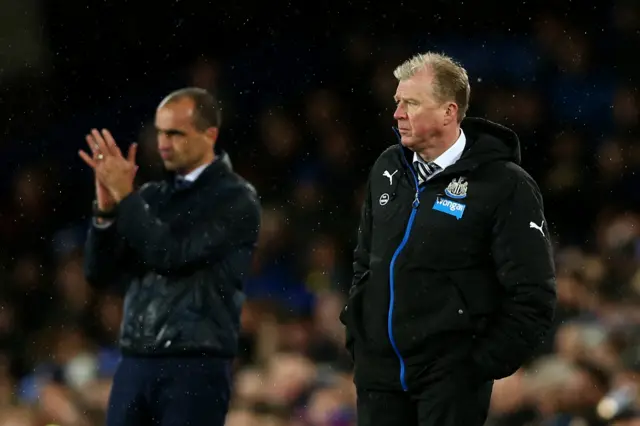 Steve McClaren and Roberto Martinez