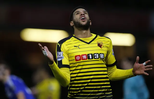 Etienne Capoue reacts