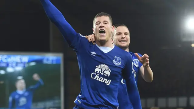 Ross Barkley celebrates