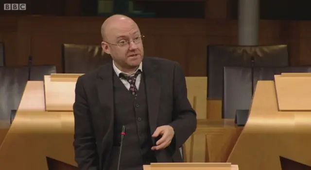 Green MSP Patrick Harvie