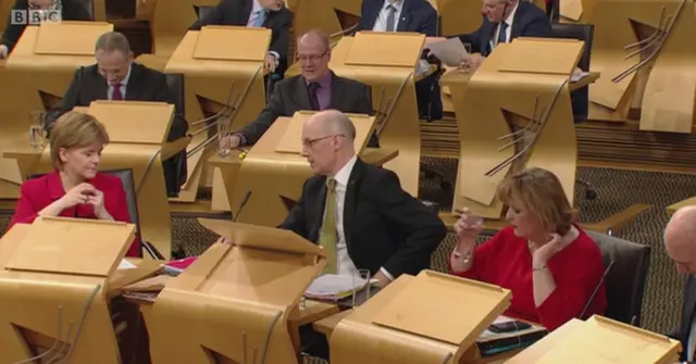 Finance Secretary John Swinney with First Minister Nicola Sturgeon