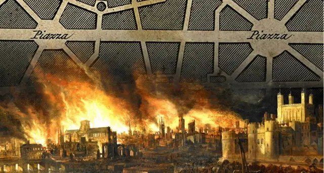 Painting of the Great Fire