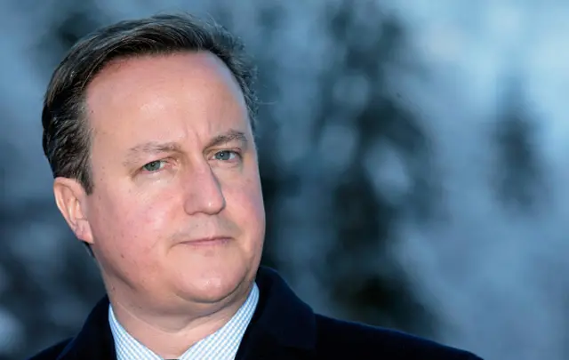 Prime Minister David Cameron