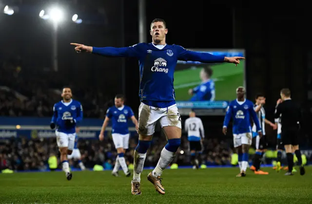 Ross Barkley celebrates