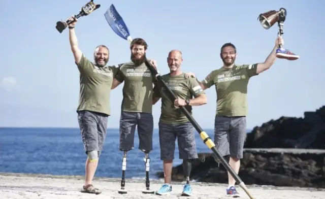 Road2Recovery Atlantic rowing team