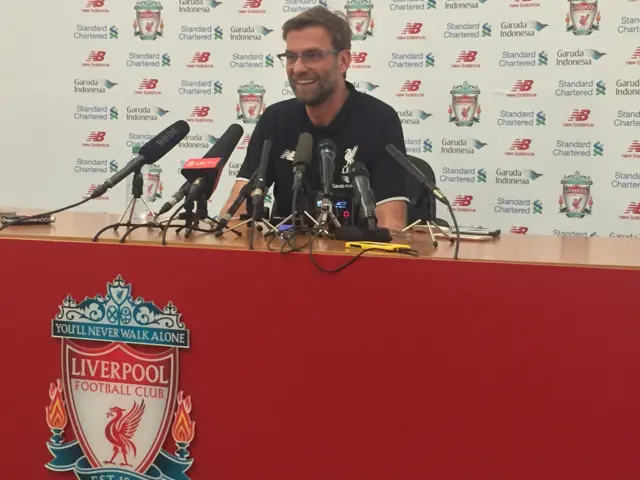 Liverpool manager Jurgen Klopp