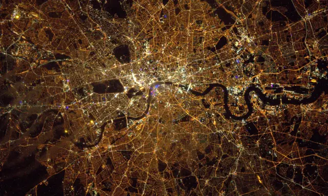 London from above