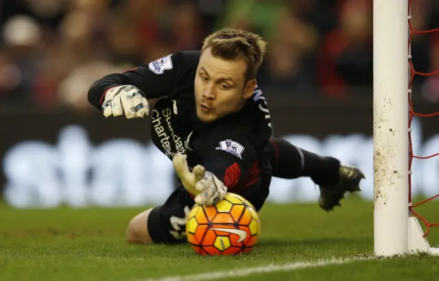 Simon Mignolet fails to save