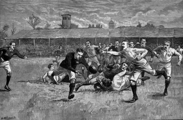 England v Scotland in 1891