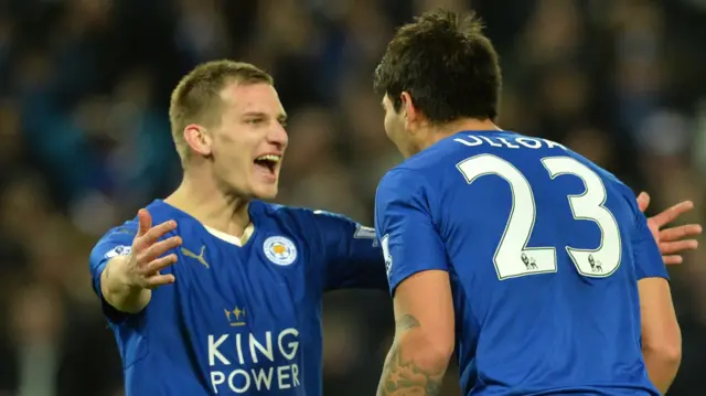 Leicester celebrate