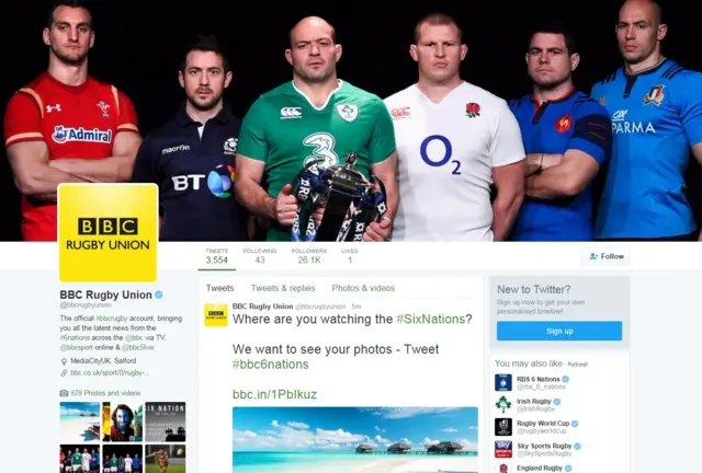 BBC Rugby Twitter