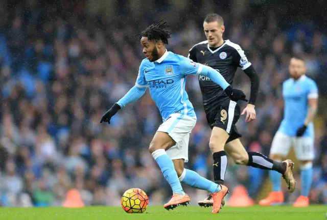 Raheem Sterling and Jamie Vardy