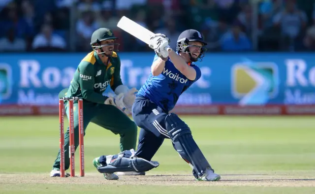 Eoin Morgan hits out for six