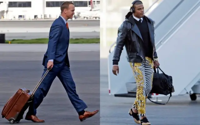 Peyton Manning and Cam Newton