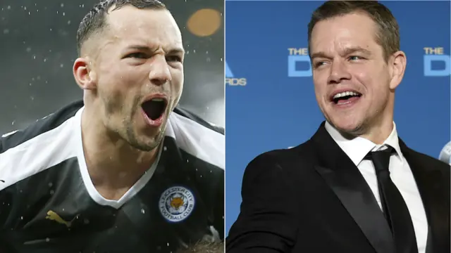 Danny Drinkwater and Matt Damon