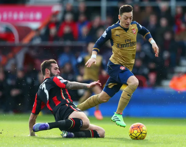 Mesut Ozil of Arsenal