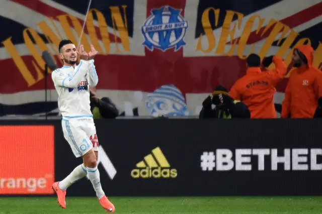 Remy Cabella celebrates