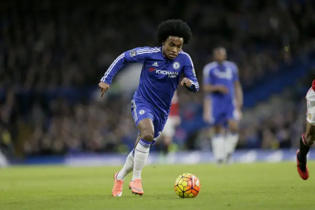 Willian runs