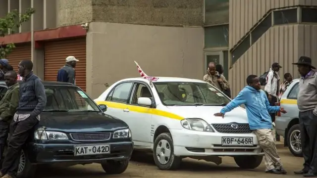 Traditional taxi drivers in Nairobi are starting to feel the pinch from Uber