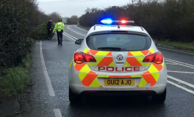 Police deal with fallen tree on A4074 near Sandford-on-Thames