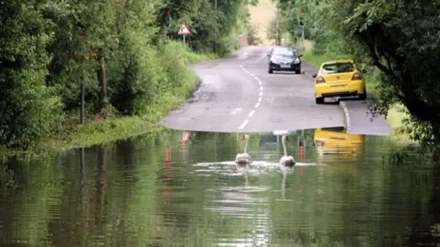Shuttington Road is renowned for flooding
