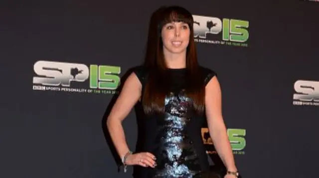 0: Gymnast Beth Tweddle on the red carpet before the BBC Sports Personality of the Year award