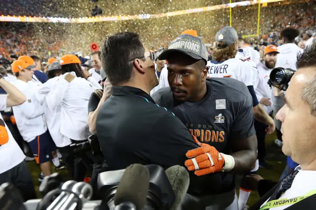 Von Miller celebrates