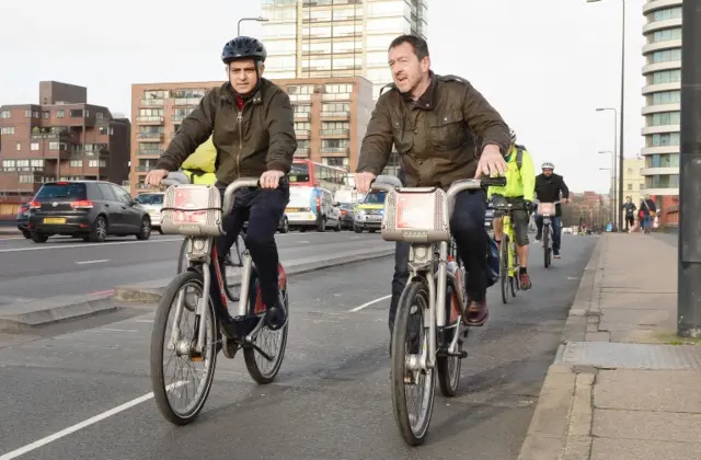 Sadiq Khan and Chris Boardman