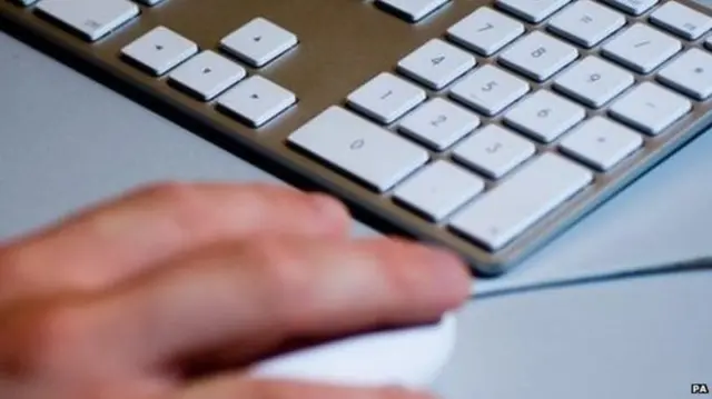 Computer keyboard and mouse