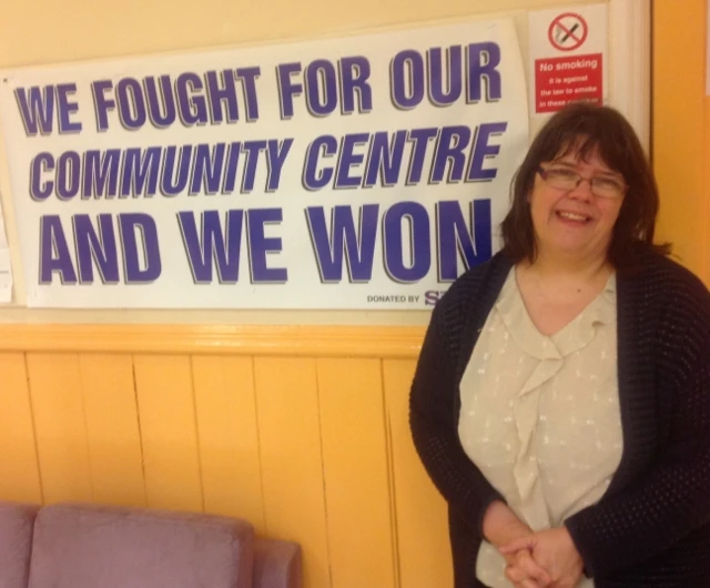 Manager Julie Brociek-Coulton inside the Silver Road Community Centre