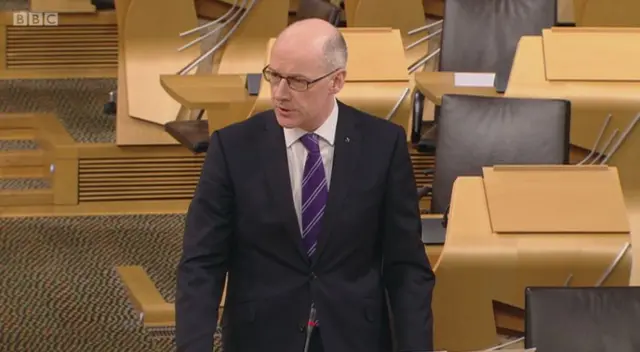 Deputy First Minister John Swinney