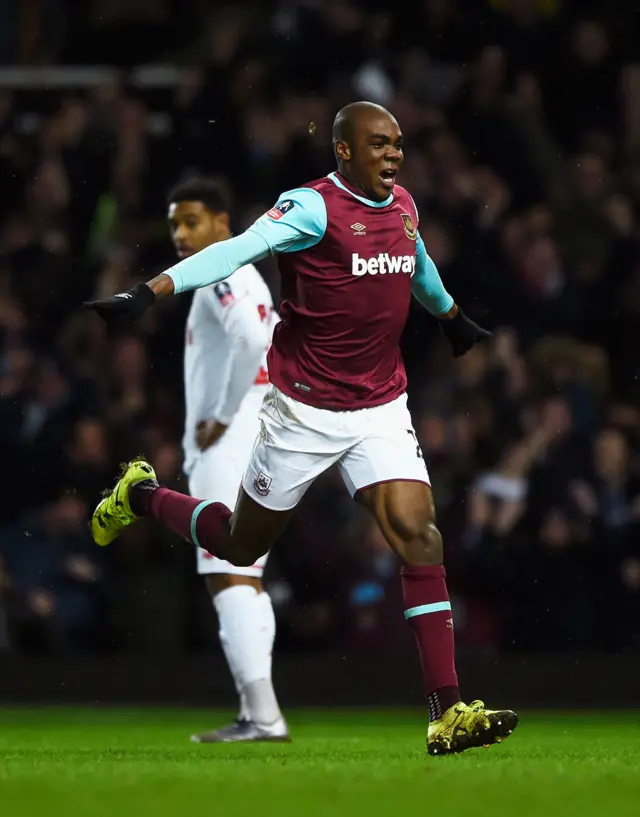 Angelo Ogbonna celebrates