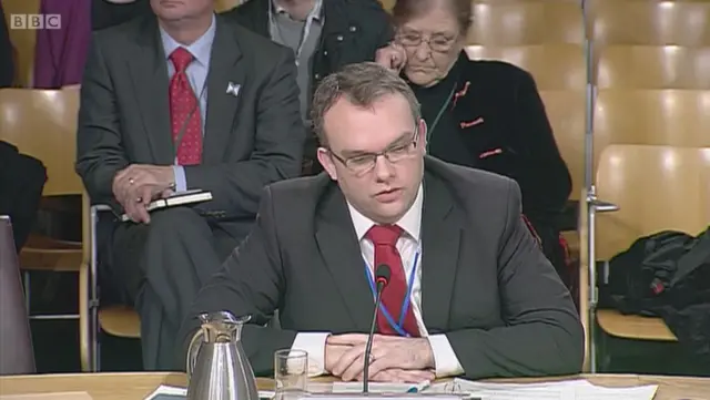 Gareth Brown from the Scottish government