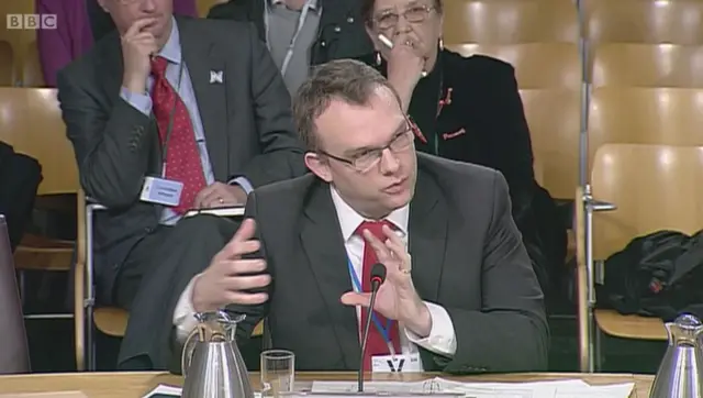 Gareth Brown from the Scottish government