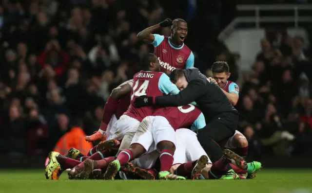 West Ham celebrate