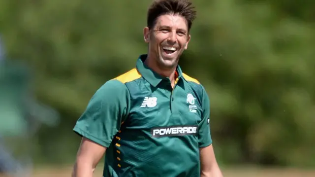 South African cricket player David Wiese